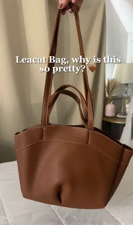 Leacat bag, why this is so pretty 🤎 #leacat  #totebag #2waybag #shoulderbag #viralbag #goodqualitybags 