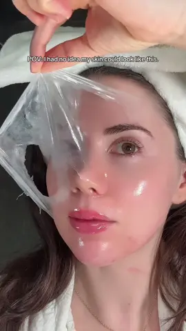 #peeloff #collagenwrappingmask #skintok #kbeauty #glassskin #koreanskincare #glowyskin