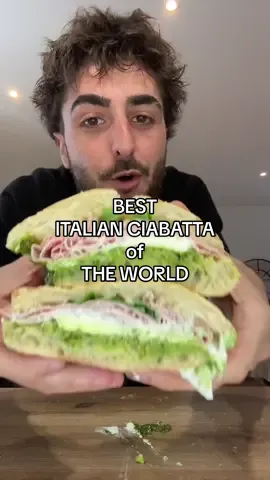 CIABATTA | Le meilleur sandwich italien du monde 🥇🥪🇮🇹 Pesto di Pistacchio, Burrata e Mortadella di Bologna 🥰 #sandwich #bestvideo #italia #fyp #ciabatta #panini #pesto #cooking #cook #fresh #nourriture #rapide #facile #pic #FoodTok #streetfood #pesto #mozzarella #burrata #ham #cheese #pain #bread #loveyou #homemadefood #salam #idee #2025 #lucas #soccertiktok #musica #mode #outfit #following #italy #italian #italiano #foodporn #best #meilleur #passion #news #apprendresurtiktok #goals #fyppp #monday #asmr #asmrsounds #sound #musica #familytime 