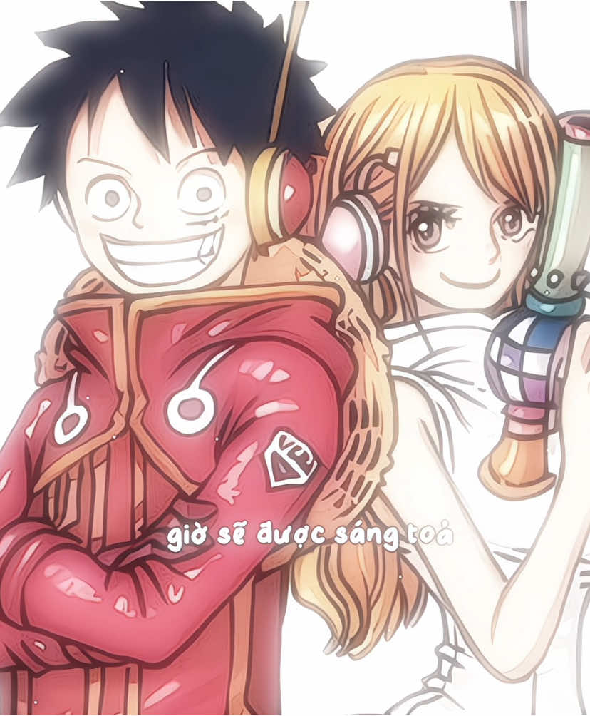 : Nami cậu muốn ăn 1 miếng thịt kh? Luffy rất ít khi chia thịt cho người khác đó🥹✨ || ib:randangiuquatroi #otp #luffynami #luffyxnami #lunami #luna #vairal #fypシ゚ 