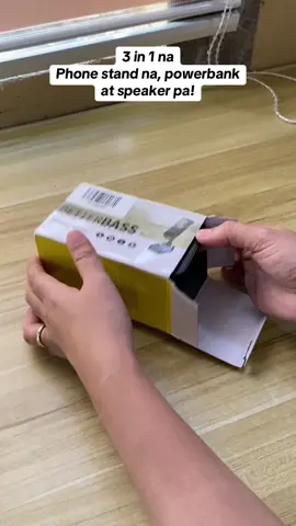 Bluetooth speaker na may powerbank at phone stand pa. #universalphoneholder #speakerphoneholder #phonestand #phonestandspeaker #powerbankspeaker #powerbankphonestand #powerbank #bluetoothspeaker #3in1speaker 