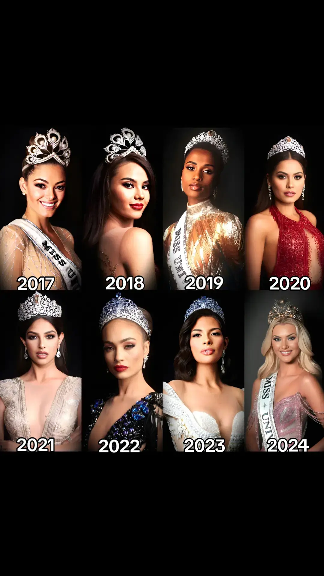 #demileighnelpeters #southafrica #missuniversesouthafrica #missuniverse2017 #catrionagray #philippines #missuniversephilippines #missuniverse2018 #zozibinitunzi #southafrica #missuniversesouthafrica #missuniverse2019 #andreameza #mexico #missuniversemexico #missuniverse2020 #harnaazsandhu #lndia #missuniverselndia #missuniverse2021 #rbonneygabriel #usa #missuniverseusa #missuniverse2022 #sheynnispalacios #nicaragua #missuniversenicaragua #missuniverse2023 #victoriakjaer #denmark #missuniversedenmark #missuniverse2024 #missuniverse #beautyqueen #แฟนนางงาม #นางงาม #นางงามจักรวาล #จักรวาล #✨เส้นทางนางงาม💫 #ฟีดดดシ #ขึ้นฟีดเถอะ #เปิดการมองเห็น #อย่าปิดการมองเห็น #เทรนด์วันนี้ #แม่แอน #แม่แอนจักรพงษ์ 