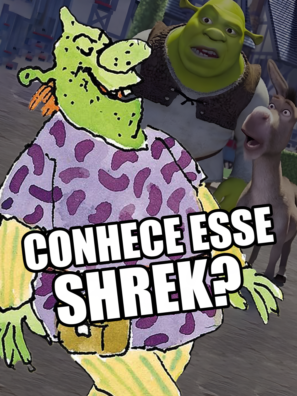 🧅 Esse é o Shrek original. Você já conhecia? #shrek #shrek5 #filme #cinema #animação 