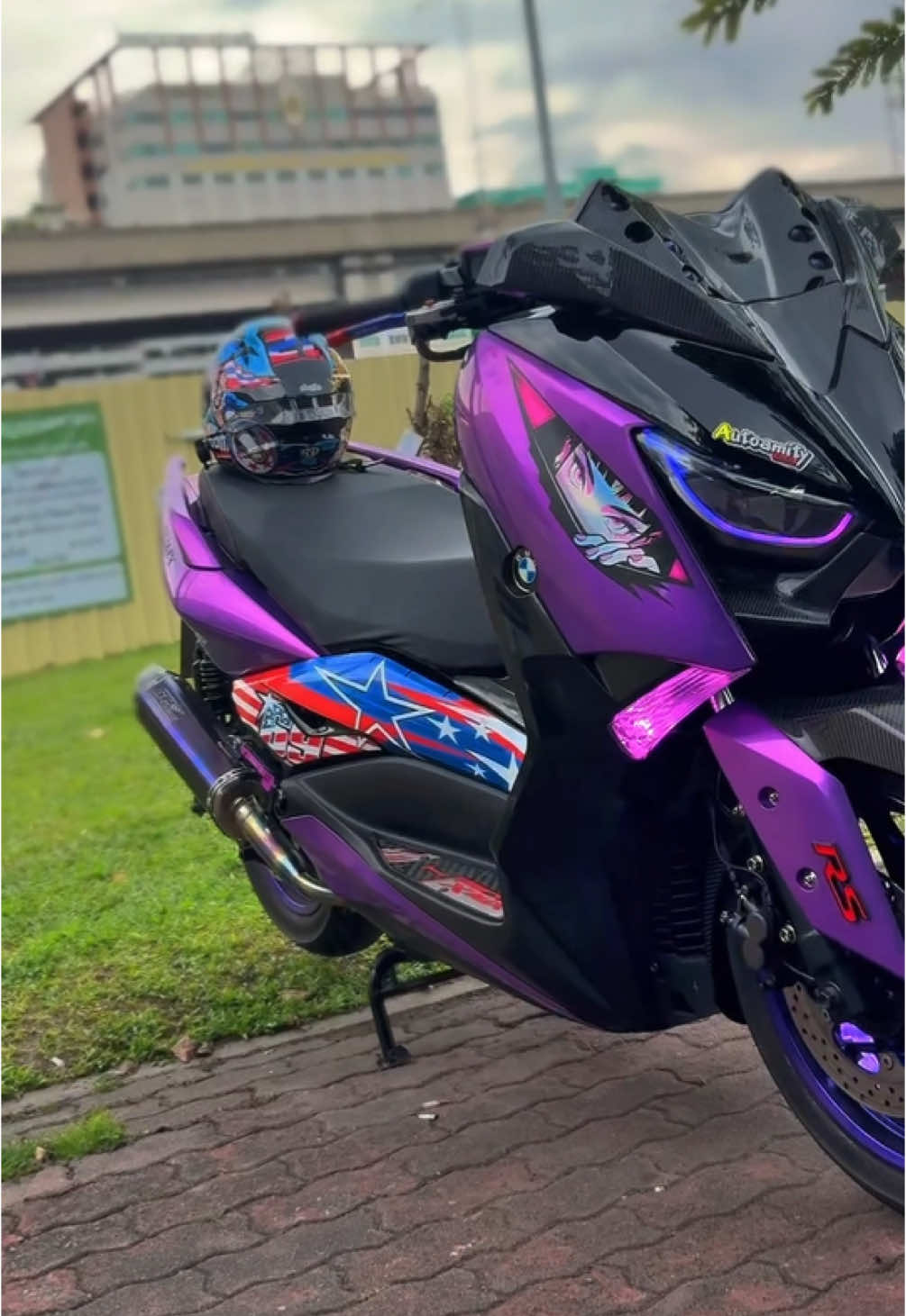เดิมๆไอ้แสบ💜😂🫨##พิกัดลับกรุงเทพ##damrongrak##xmax300thailand🇹🇭##autoamity