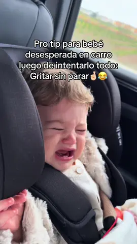 Cuando ya hiciste todo lo que se te ocurrió, griten 🫠 por ahora no falla #tip #bebe #8meses #viaje #mamaprimeriza #maternidad #mamareal #llanto #desespero 