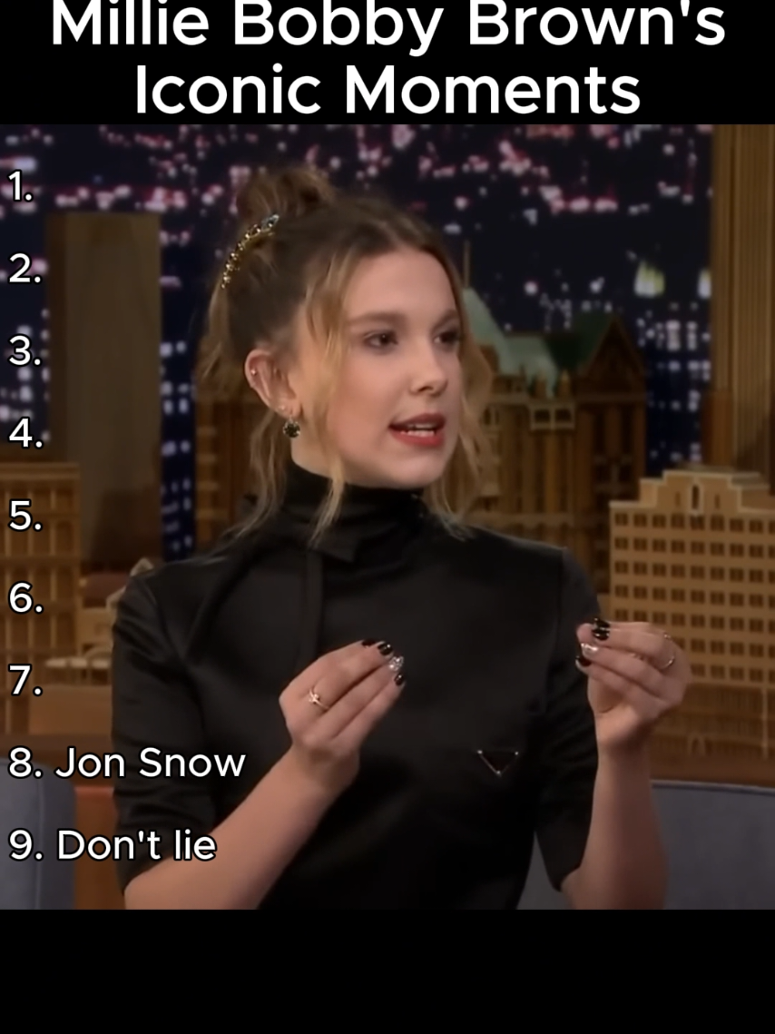 millie bobby brown's iconic moments  #milliebobbybrown #strangerthings #usa_tiktok 