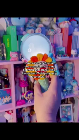 Como assim, armybomb é minha lighstick favorita! 😭💜 | #bts #btspavedtheway #lightstick #armybomb #kpop #fyp #foryoupage 