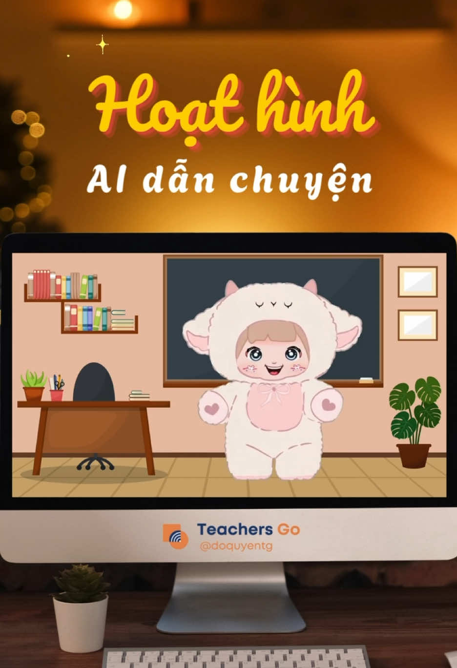 Nhờ AI tạo hộ 6 mẫu Baby Three đáng yêu dẫn chuyện, đồng hành cùng tiết học 😍 comment “hướng dẫn” nếu bạn muốn học cách làm hoạt hình như vậy nhé #teachersgo #giaovien #hoathinh #videoai #babythree 