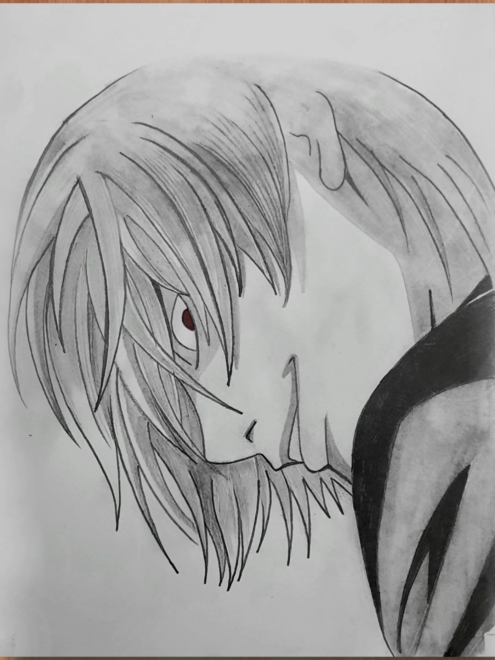 Kira ( Light Yagami) drawing  from death note  تعليم رسم كيرا من ديث نوت . . . #رسم #الرسم #art #shorts #تعليم_الرسم #anime #drawing #sketch #viral #trend #fyp #انمي #رسمتي #kira #lightyagami  #drawingforbeginners #drawingtutorial #drawingvideos #simpledrawing  #easydrawing #cutedrawing #animedrawing #animedrawingtutorial #mangadrawing  #drawanime #animesketch  #sketchdrawing  #pencilsketch  #howtodraw #learntodraw  #stepbystep  #ozart #deathnote #drawing 