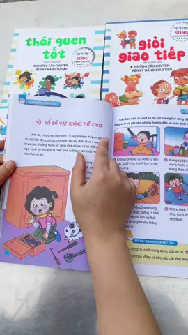 Sách rèn kỹ năng cho bé #dochoigovn #sachchobe #sachchotre #kynangchobe #mebimsua 