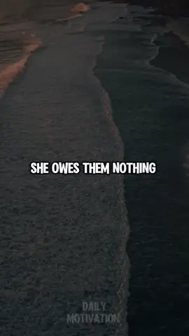 Owes Them Nothing. #owesthemnothing #doesntoweyouanything #freeingherself #movingforward #keepingherheadup #motivationalvideo #inspirational #dailymotivation #fypシ 