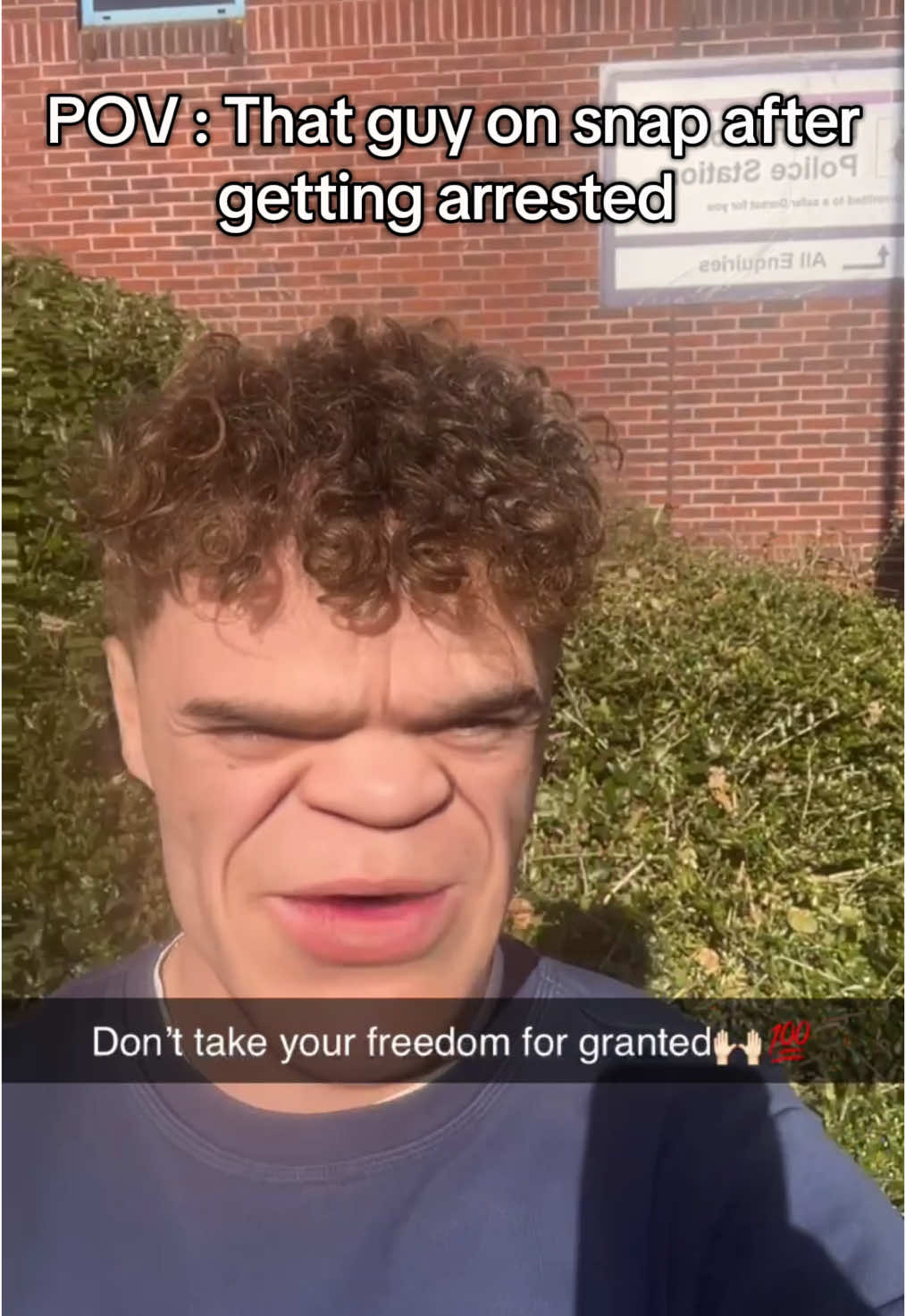 Gotta make light of the situ😭 #snapchat #filter #ukcomedy #arrested #pov #squash 