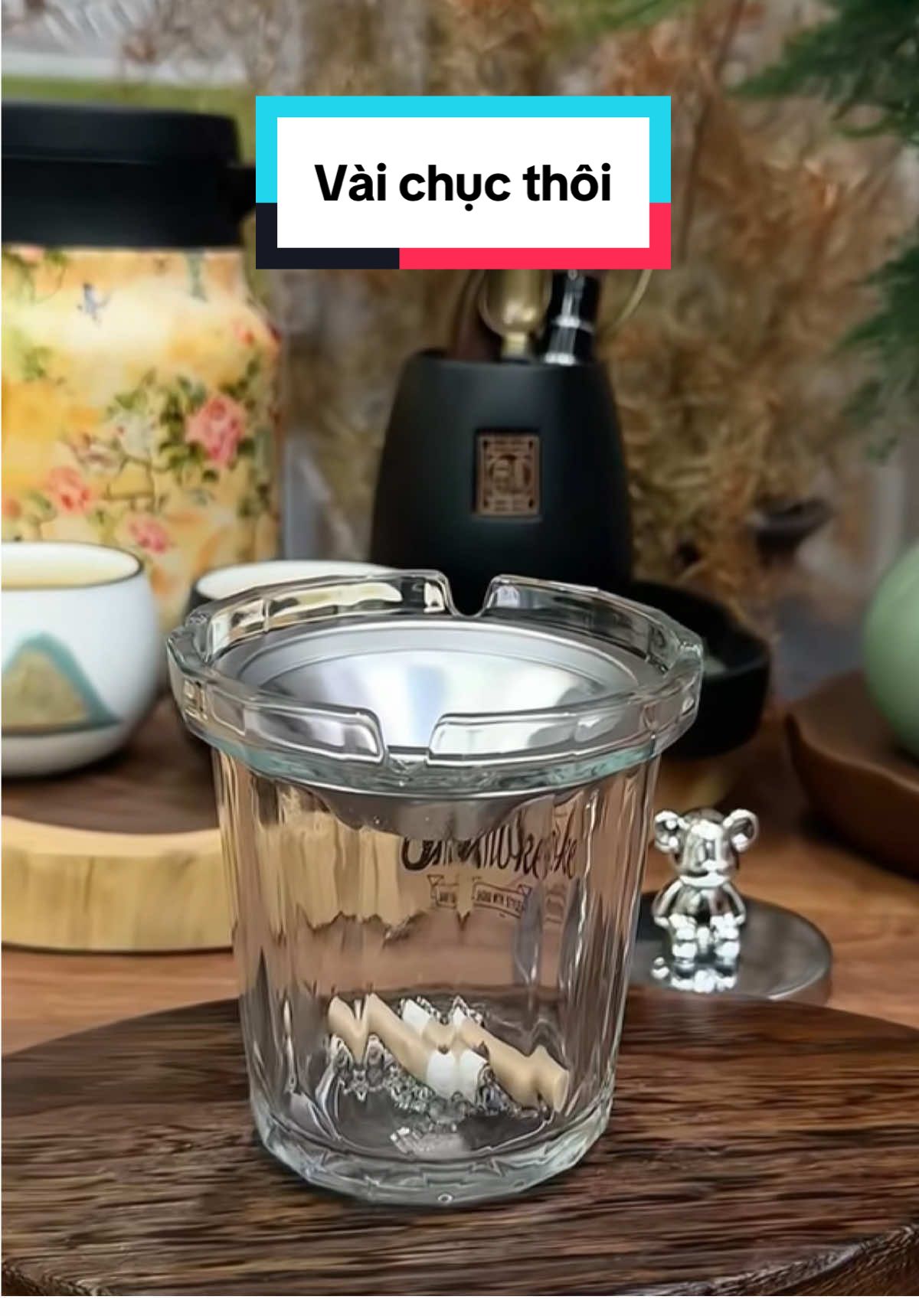 Gạt tàn thủy tinh phễu #xuhuong #gattan #gantanthuytinh 