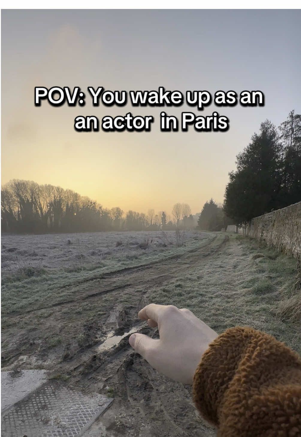 POV: you wake up as an actor in Paris #pov #actor #paris 