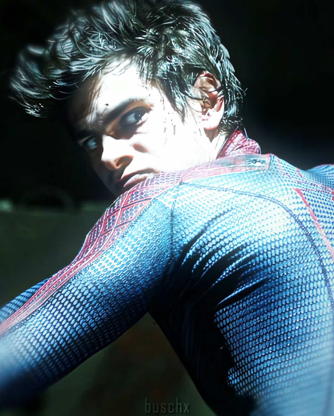 Bro doesn’t need the symbiote💀 #spiderman #andrewgarfield 