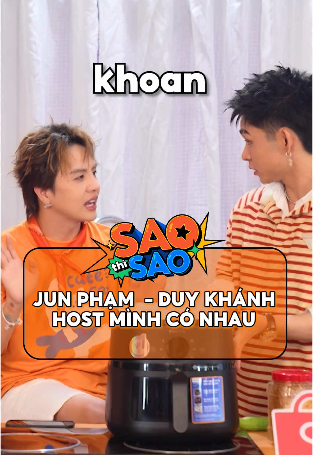 Bộ đôi ăn ý xin gọi tên Duy Khánh - Jun Phạm 🥰 #ShopeeSaoThiSao 