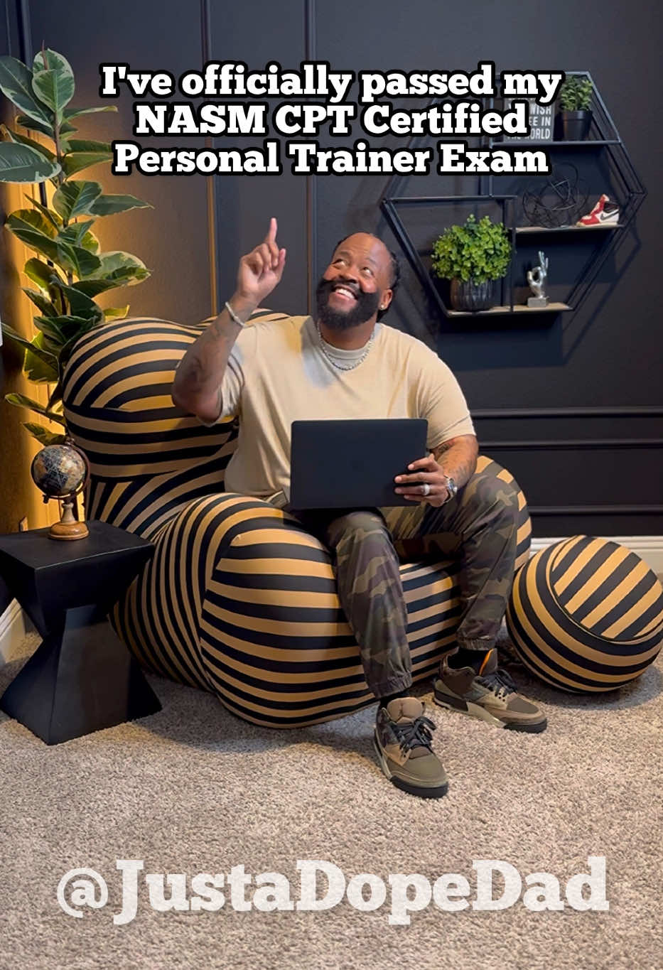 ‼️ Wait for it ‼️ . . . . Thank you God. I’ve officially passed my @NASMFitness CPT Personal Trainer Exam 🎉 After losing 200lbs and educating myself on health and wellness the last few years I made a promise to myself that I wasn’t going to stop! Last year I signed up for the courses to study and take the CPT Exam as well as the CNC nutrition exam. I took  the CPT Exam  and scored a 67 and I needed a 70 to pass. I won’t lie, I felt defeated but I wasn’t going to let it stop me! I went back and studied more, took multiple practice exams, and then took the exam this past weekend and officially passed.  I did this for me, but also to ensure I had the evidence based knowledge to maintain my lifestyle as well as to help educate my family and friends because I want to see us all win!  I’ll be taking my CNC Exam later this week. Hopefully sharing my journey and transformation will continue to inspire the world! If it’s inspired you, don’t be a stranger... Do me a favor and hit that 🖤 and drop a comment to show some love! I’ll always show it back! #NASM #CPT #IamCPT #motivation #inspiration #Fitness #blackfitness #weightlossjourney #wls #vsg #vsgcommunity #thankyougod