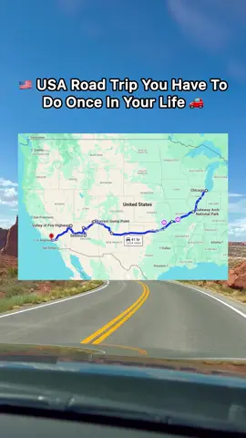 USA Road trip you have to do once in your life. Route 66 from Chicago to Santa Monica #travel #roadtrip #adventure #explore #nature #route66 