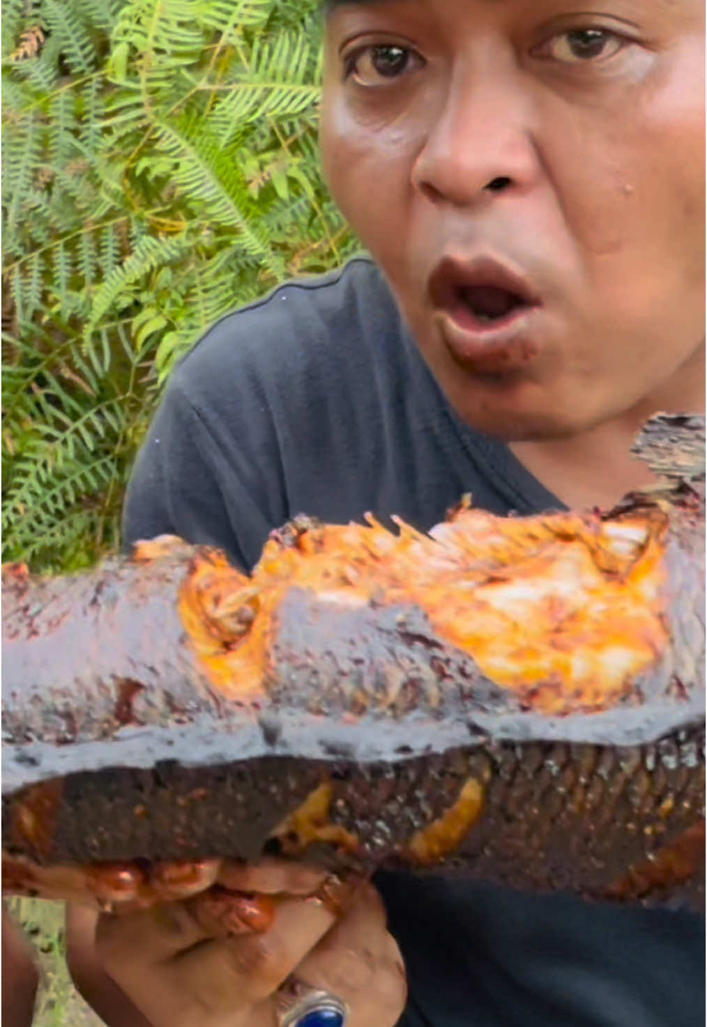 Toman raksasa super besar #mukbang #mandapetualang 