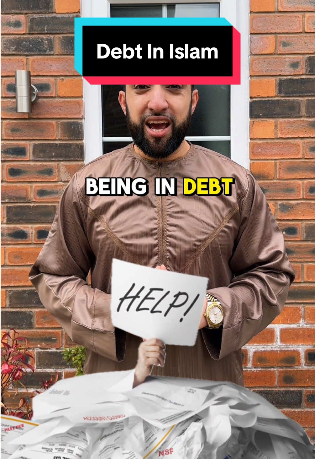 Debt In Islam‼️ Don’t suffer in silence😰 There’s so many options you could look at to become Debt Free,sometimes it’s all about speaking to the right person🤝🏼 #Ramadan #islam #debt #uk #struggling #MentalHealth #depression #fyp #help #support #bailiff #letters 