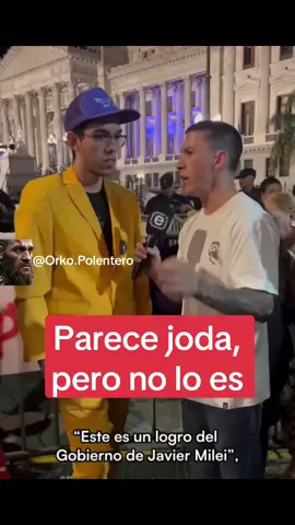 +¿Qué opina tu abuela de este gobierno? - No le gusta obviamente.  +¿Vos trabajás? - No, vivo de mi abuela que es peronista.  #RenunciaMilei #FrenteDigitalPatriotico 