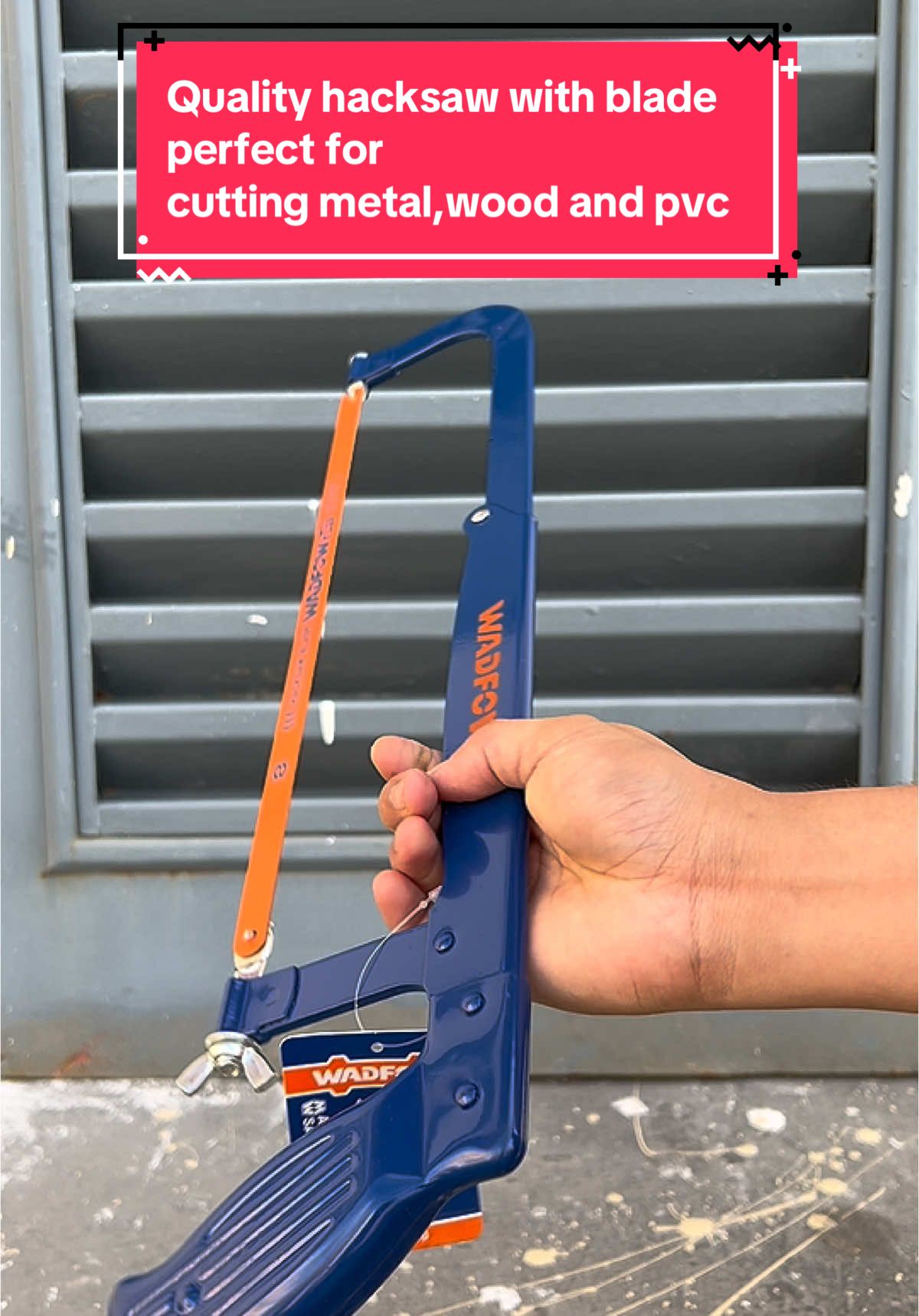 Solid to pang cut ng metal, pvc, or wood 😍 #hacksaw #cuttingmetal #cutmetal #cutwood #tools #wadfowtools #wadfow #buynow #qualitytools #carpentertools #affordable #foryou #dadtools #cut #cuttingtools #blade #fyp 