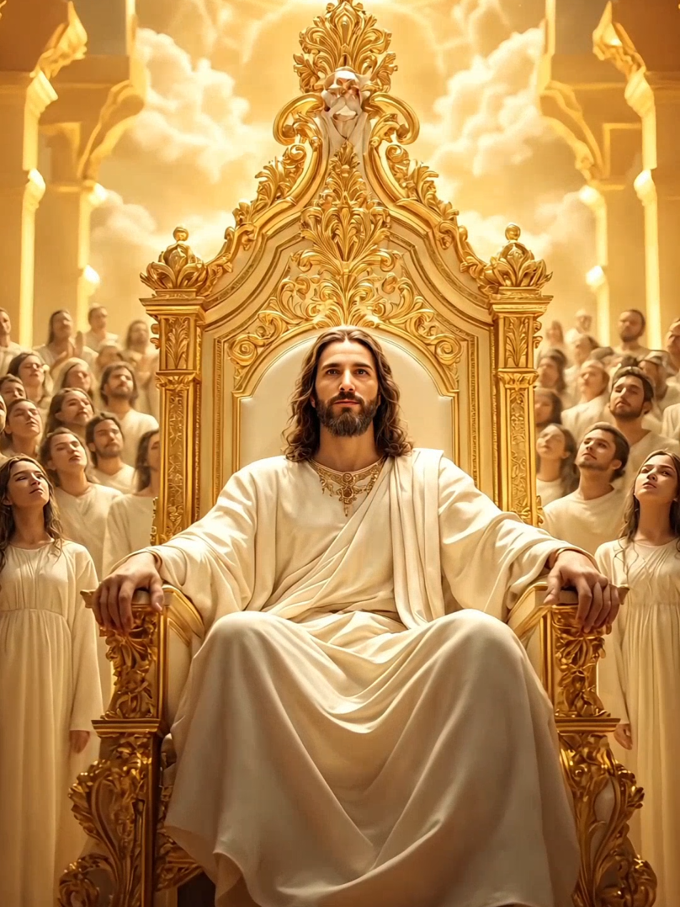 Jesus ist King #jesus #viral #throne #jesusisking #gold #singing #reels #majestic #explore #shorts #trends #foryou #fyp #fy #foruyou #amen 