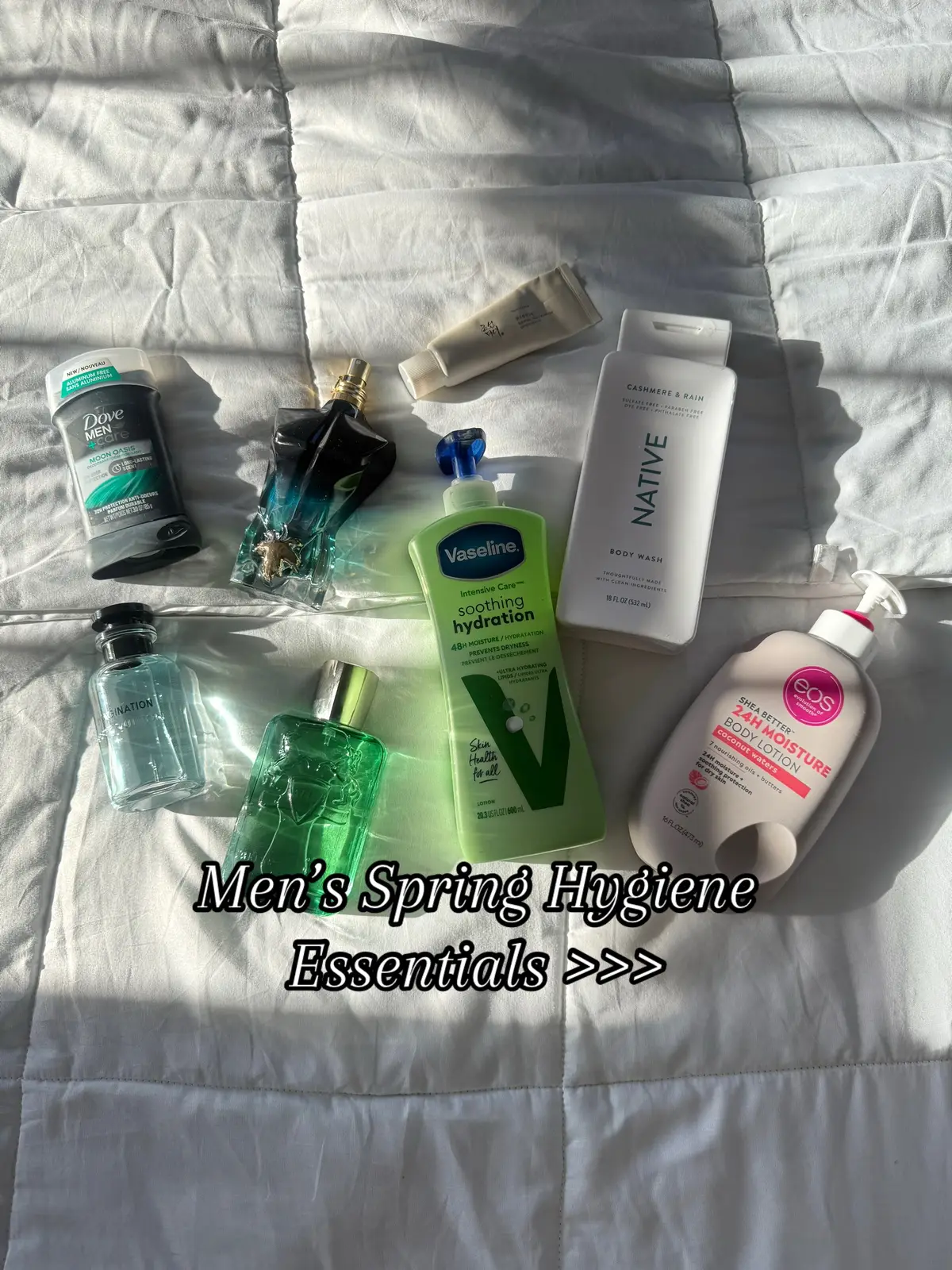 Men’s Spring Hygiene Essentials #hygiene #menshygiene #hygieneproducts #mensessentials #hygienetips #hygienetok #mensgrooming #cologne #skincare #fragrance #bodywash 