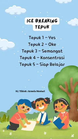 3 Tepuk Andalan Ice Breaking  Tepuk Siap Belajar, Tepuk Fokus dan Tepuk Konsentrasi  #icebreaking #icebreakingseru #icebreakingsd #gurukelas1 #fypシ゚viral #gurukelas1sd #gurutiktok #guruberbagi #laguicebreaking #pemecahes #pemecahkelas #gurusd 
