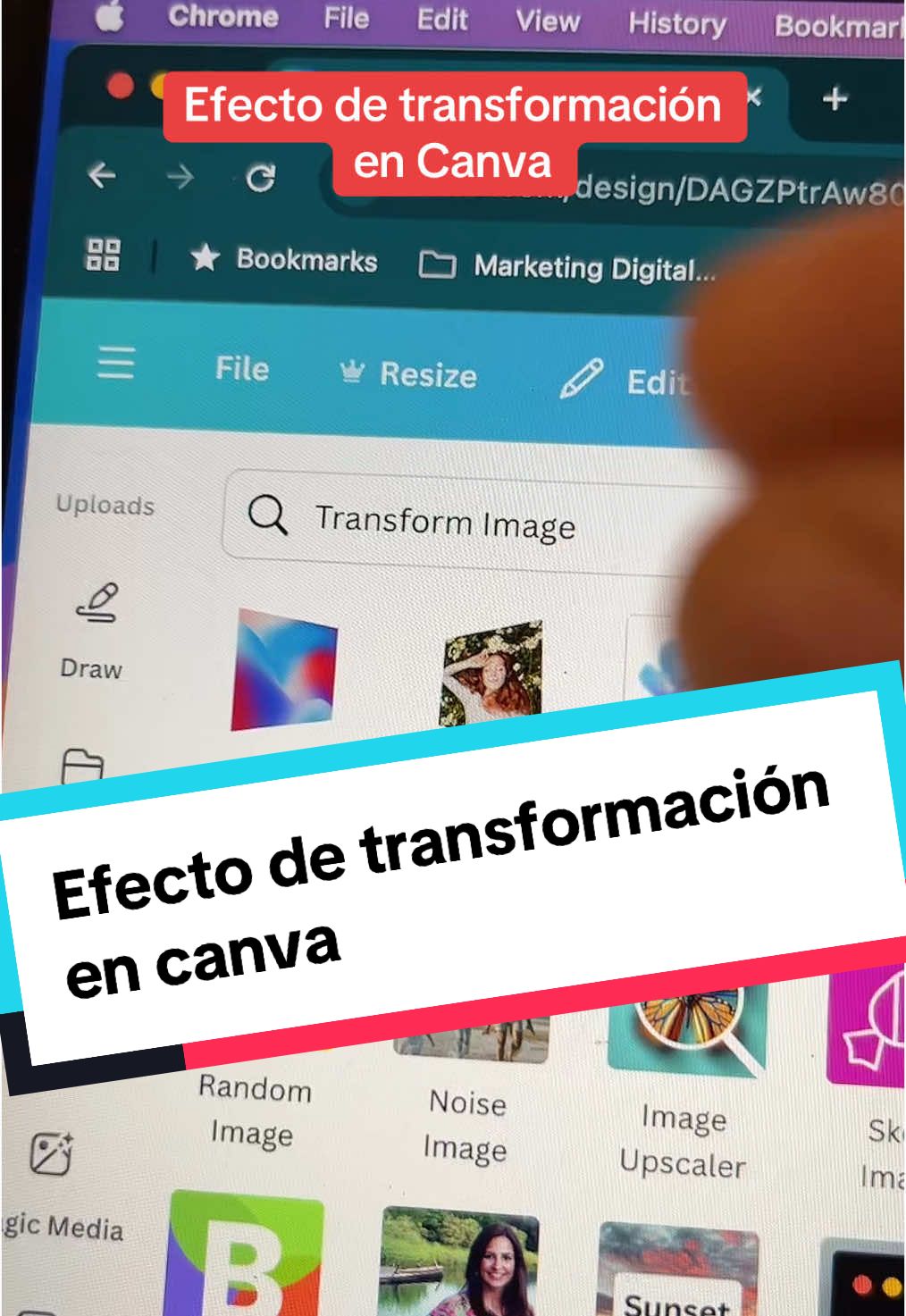 Efecto de transformación de imagen en Canva 😎 #canva #canvadesign #canvadesigner #canvatips #canvatutorial #diseñografico #graphicdesign #diseñadorgrafico #graphicsdesigner #diseño #diseñadores 
