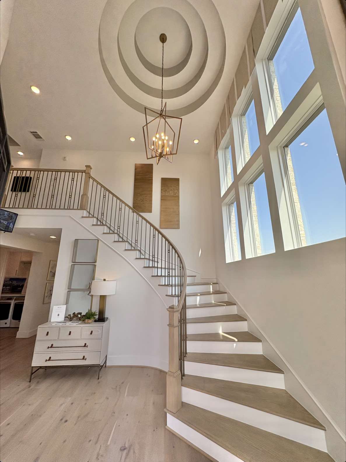 ✨Luxury Living Like Never Before Step Inside✨ Step inside this stunning 2-story masterpiece in the heart of the suburbs of Houston, TX!🏡 With some of the best home design & decor choices including a luxurious chandelier in the grand entryway, to spacious, open-concept living spaces, this new construction home is everything you've been dreaming of. 🌟 Enjoy the benefits of a brand-new build, from modern designs to high-end finishes, energy efficiency, and low maintenance. Spacious rooms, sleek sliding doors, accent walls, and top-of-the-line appliances make it the perfect blend of luxury and functionality.💫 The added bonus of a 2-story layout provides ultimate privacy and separation of living spaces. Love what you see? Share this beauty with someone who needs a tour and don't forget to hit that follow for more stunning homes! ✨ #newbuild #homebuyers #openconcept #dreamhome #highceilings #realestategoals #interiordesign #homedesign #housetour #homesweethome #realestatetiktok #modelhome #luxuryhomes #kitchendesign #bathroominspo #luxurydesign #houstonhomesforsale #housegoals #luxuryrealestate #modernhome