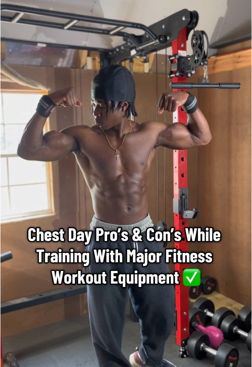 Chest Day Pros & Cons With @Major Fitness｜Home Gym Workout Equipment 🔥🔥🔥  Like & Follow For More Workout Content ✅ Workout Plans, Meal Plans + 60 Day Core Plan To Build Abs & Crazy Core Strength. Link In My Bio 🥶 Tiktok - T.Donavan 🥶 Youtube - Don Ajaye ( for yt shorts t.donavan17 ) 🥶 #MajorFitness #ForYourStrongerTomorrow #MajorAthlete #Homegym