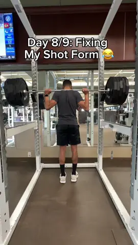 Day 8/9 of fixing my shot form! 🔥🏀 I’m looking chicken! 