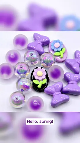 Spring into Beads - Various DIY Beads for Spring Persona, Multiple Color Options, Includes Flower and Leaf and Multiple Designs