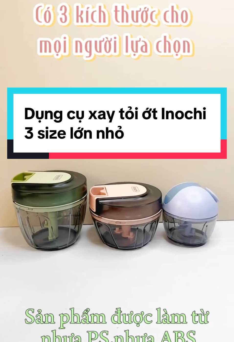Dụng cụ xay nhỏ thực phầm Inochi #inochiamazing #inochi #inochiamazingmall #tiktokshop #LearnOnTikTok #2025 #foryou #trending #viral #tiktok #stitch #dungcuxaytoiot 