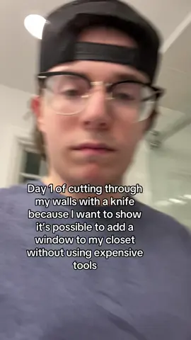 day 1 of making a window!