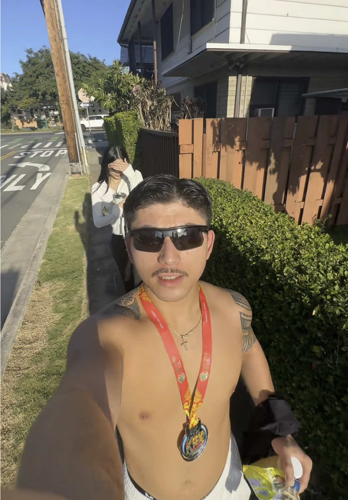 King’s Runner 10k 2025  Official time - 49:31 1st official 10k in the books! Thank you to my # 1 supporter @charmaine kate 🍒💋  #oahu #hawaii #Running #kingsrunner10k #runtok #fyp 