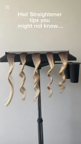 Did you know how you hold your hair straighter will determine the curls?