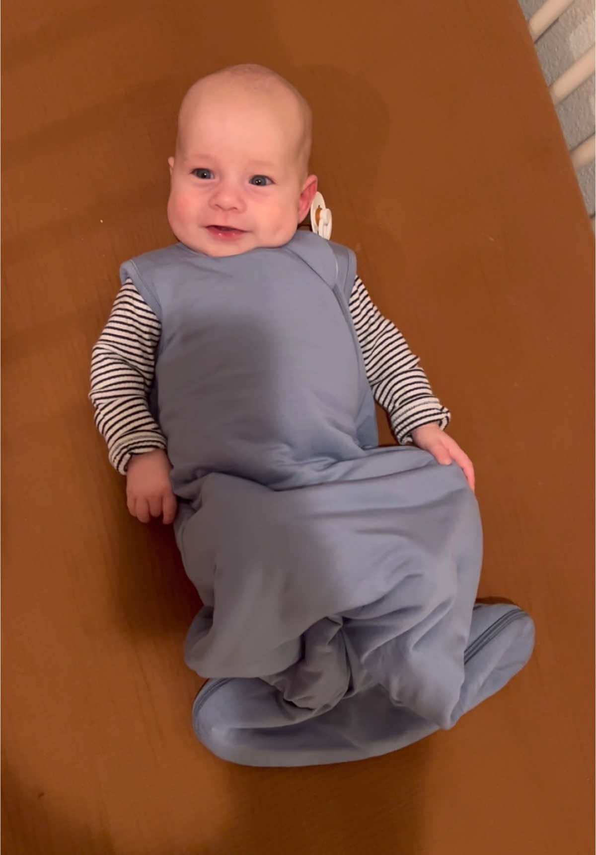 I didn’t use sleep sacks with the other kids. They are so cute🥹 @kytebaby #mom #moms #baby #babies #motherhood #momlife 
