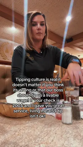 #tippingculture #restaurantetiquette #serverlife #tipyourserver #fyp #notsorryaboutit 