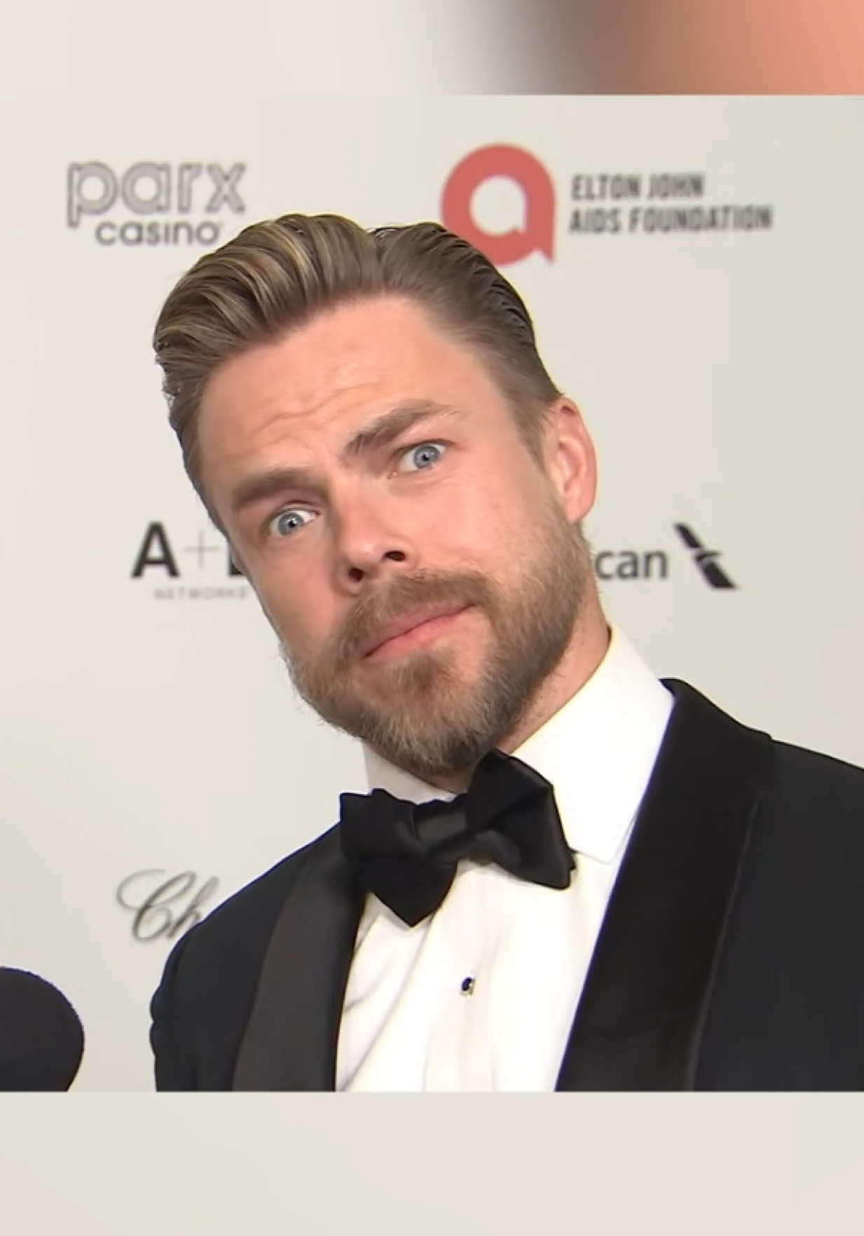 Derek Hough says he's sort of a casting agent when it comes to Dancing With The Stars Watch “On The Red Carpet After The Awards” streaming NOW at ontheredcarpet.com. #oscars #Oscars2025 
