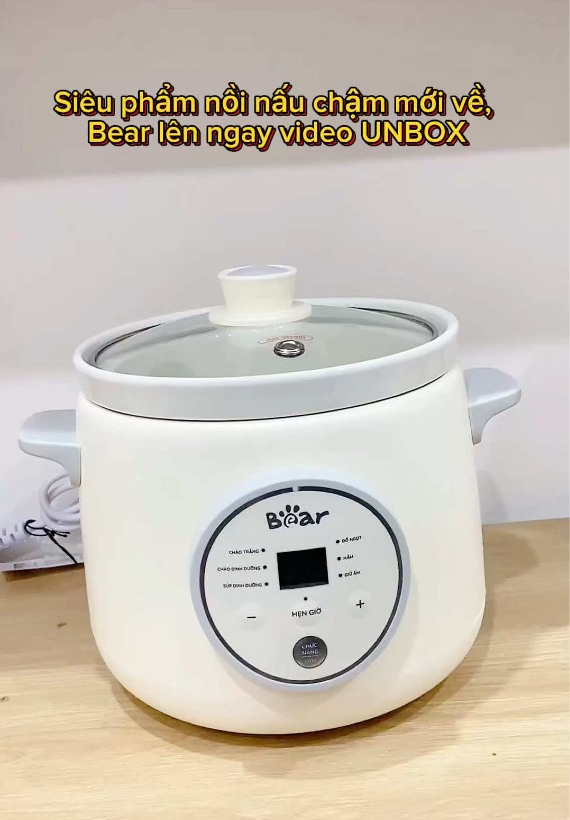 😍Siêu phẩm nồi nấu chậm mới về, Bear lên ngay video UNBOX #bearvietnam #noinaucham #nauchambear 