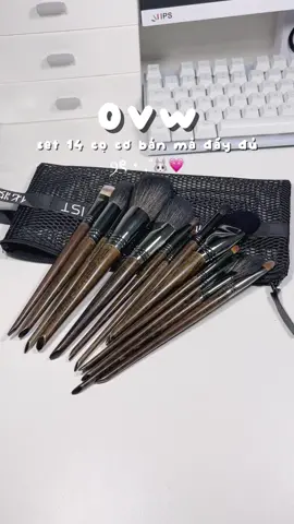 Set cọ ovw 14 cây✨🐰 #viral #review #cotrangdiem #ovw #unboxing #xhtiktok 
