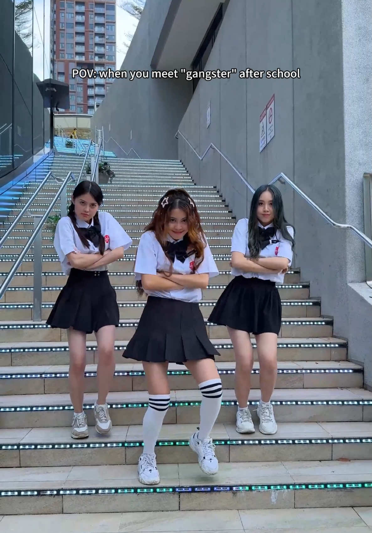 Anyone wanna head home with us?😈🤣 #Goyoung #fyp  @Yuki Dance @🤍 Lynette 🤍 @Sherlyn Heon 