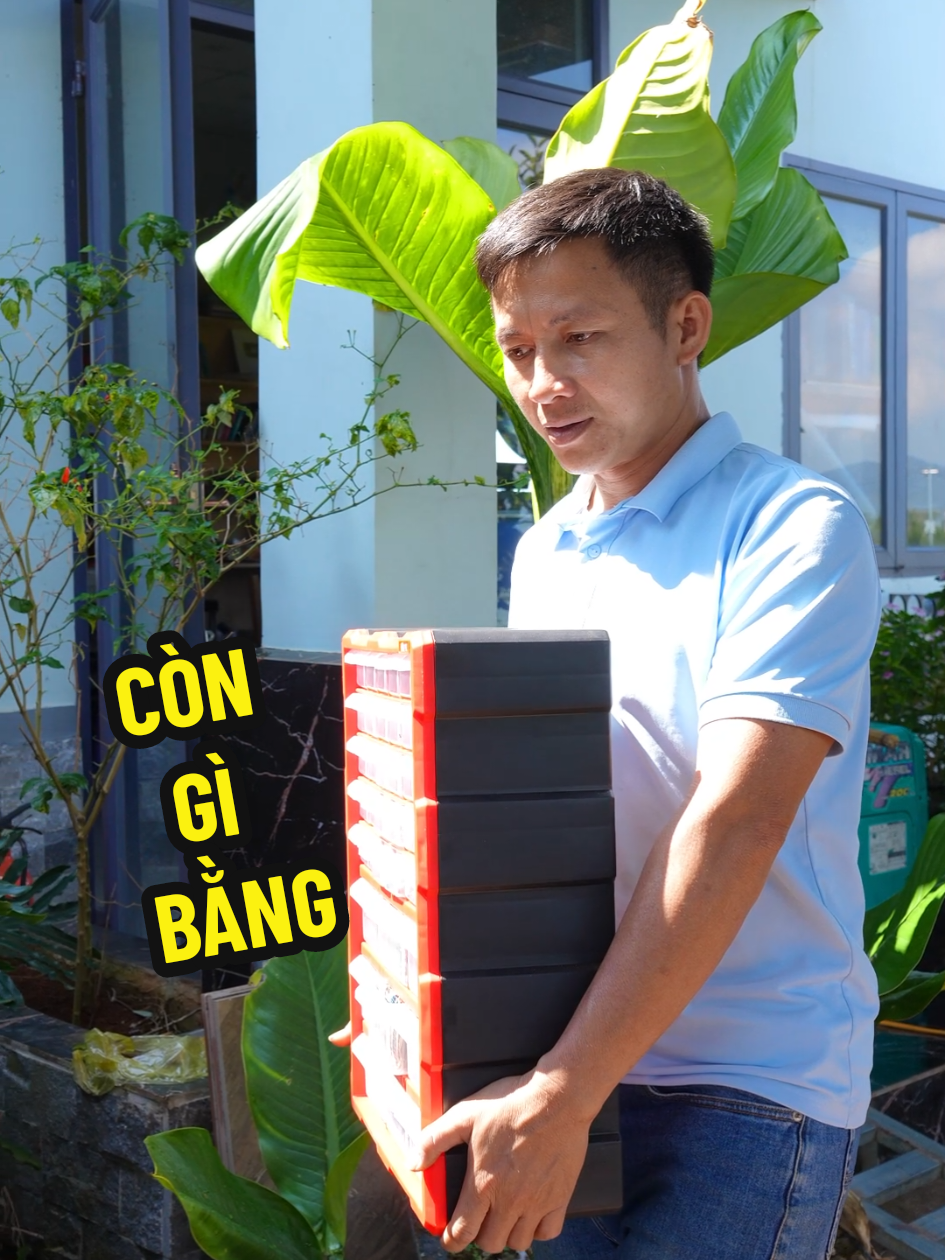 hộp để linh kiện điện tử như này thì ngon quá rồi. #binhdiennang #binhdiennang2 #hopnhua #bison #xsafe #hopnhuabison #sanphamtienich 