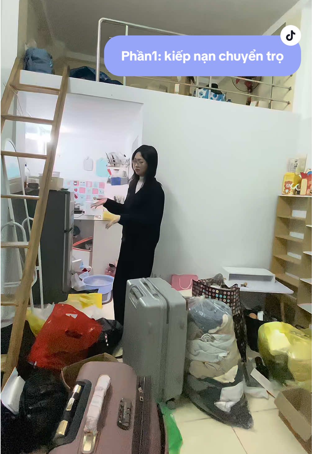 Phần 1 | Bị lấy lại phòng nên 11h đêm bọn mình phải dọn đồ chuyển trọ… #thuylinhnekk #chuyentro #dondon #kiepnan82 #xuhuong #foryou #viralvideo #fyp 