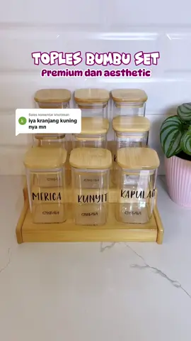Membalas @khotimah  Beli dikeranjang bawah ya ka cakep banget kaca nya tebal tutup kayu bambu nya premium