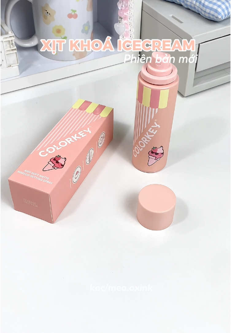 Đã thử phiên bản mới hết chưa 🍦#xitkhoamakeup #xitkhoacolorkey #colorkey #unboxing 