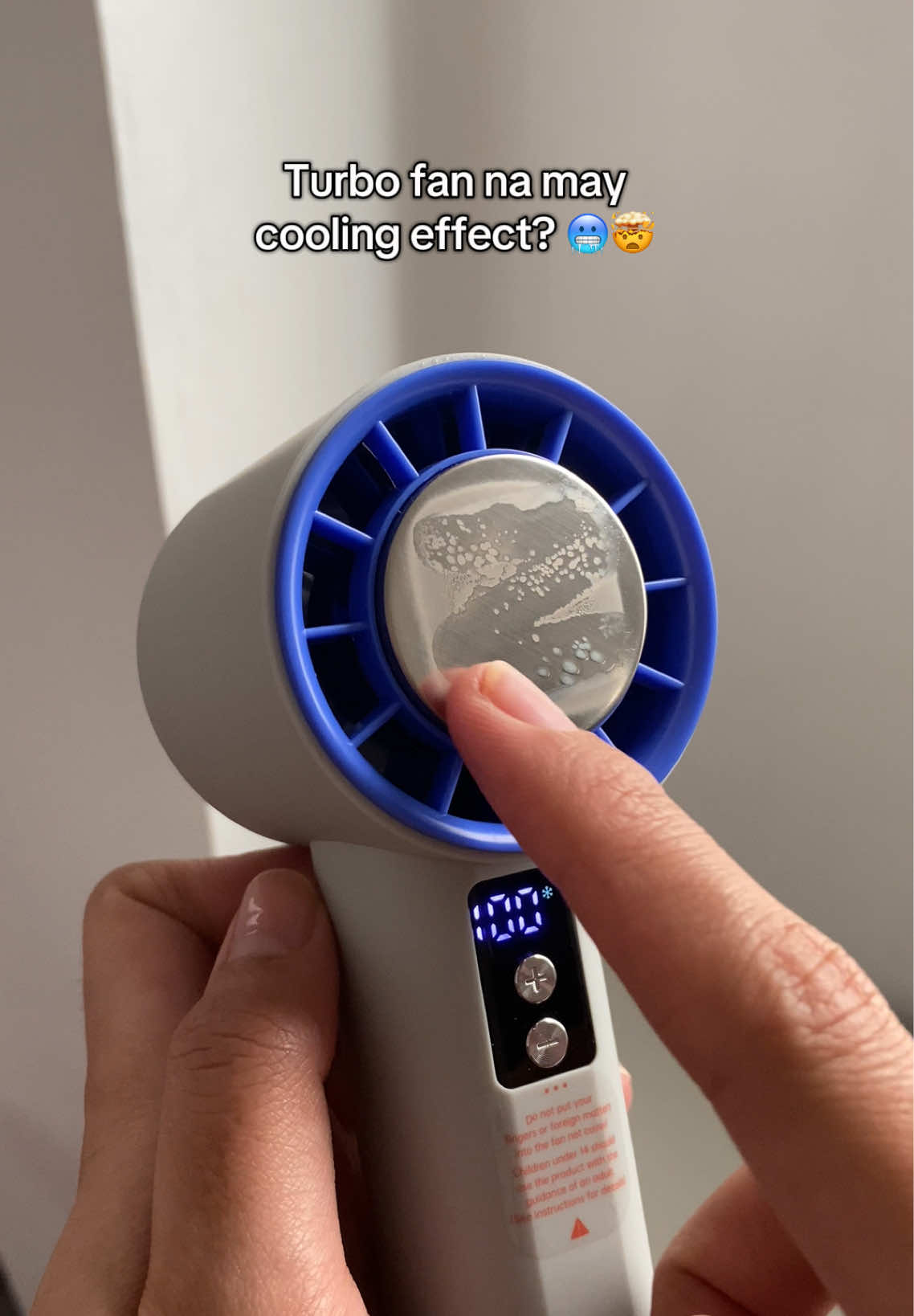 FINALLY!! Goojodoq Turbo fan with cooling effect🥶❄️ #turbofan #coolingfan #goojodoq #goojodoqturbofan #minifan #handheldfan #coolingeffect #summeressentials #portablefan 