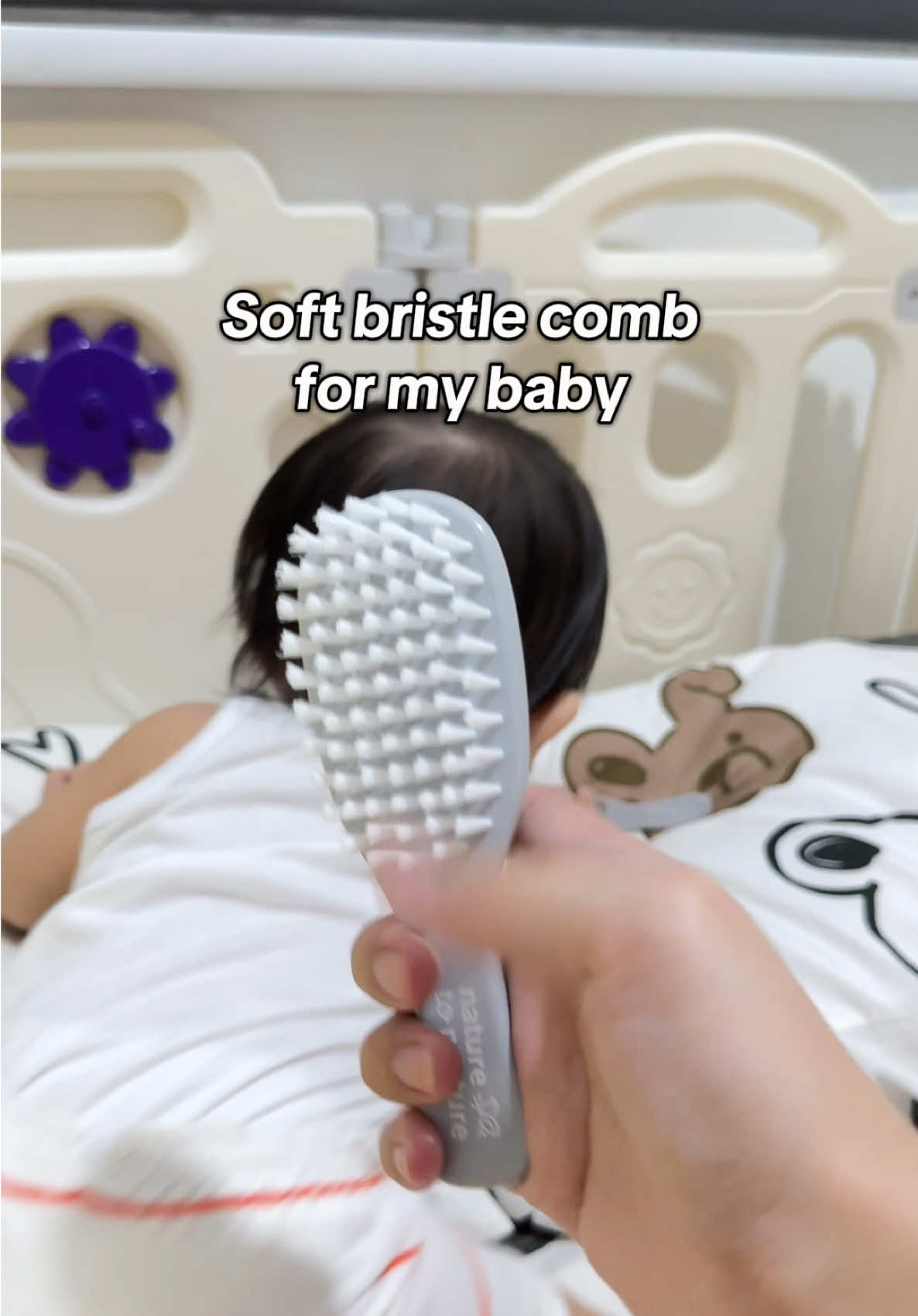 Nature to nurture Brush comb set. Comb for babies. Hair brush for baby. #haircomb #combset #naturetonurture #brushforbaby #hairbrushforbaby #babiesoftiktok #baby 